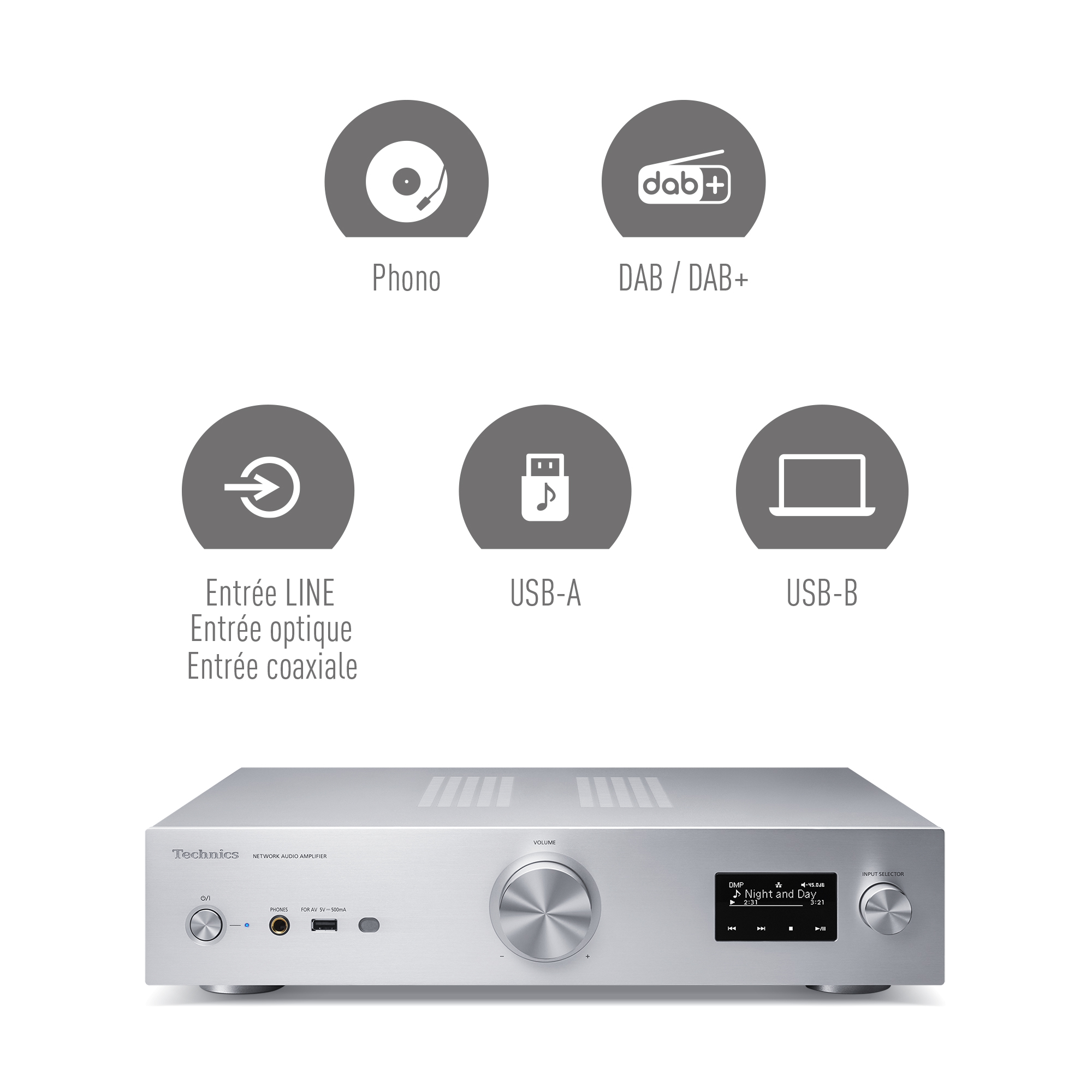 Compatible avec de nombreuses sources musicales