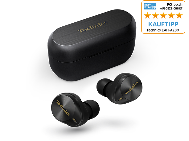 Produktabbildung EAH-AZ80 | Noise Cancelling True Wireless In-Ear-Kopfhörer mit Multi-Point Bluetooth®