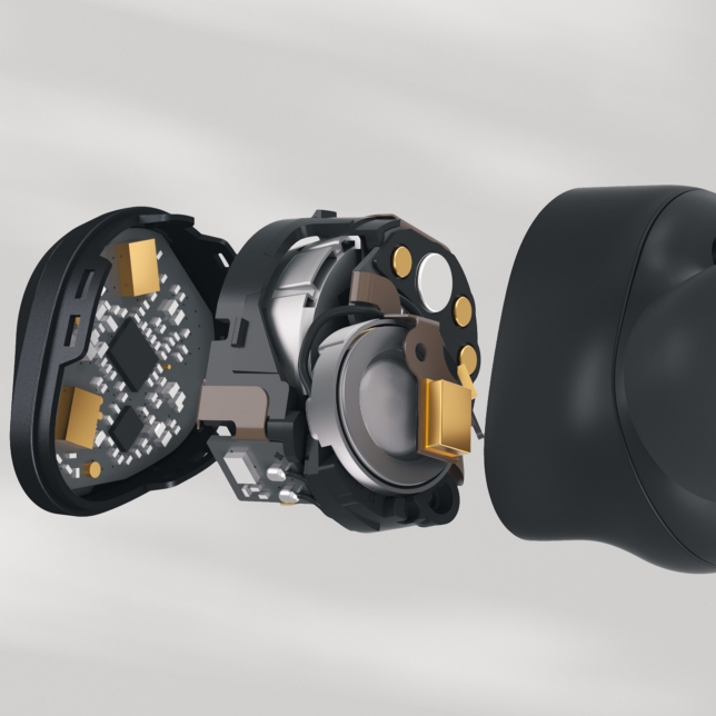 Technics Auriculares Bluetooth inalámbricos de alta fidelidad multipunto  con cancelación de ruido, conectividad multipunto de 3 dispositivos, carga