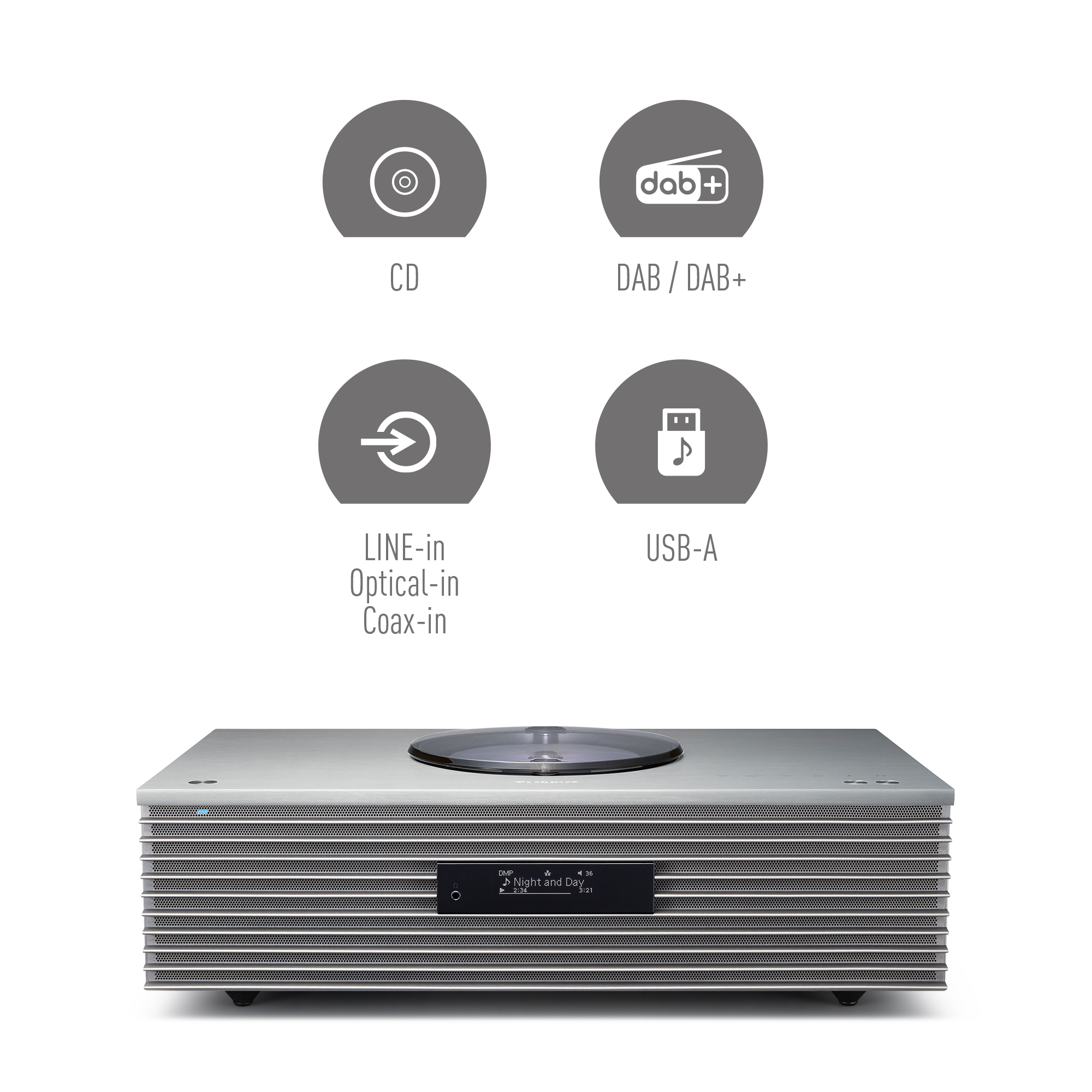 Compatible with a variety of music sources